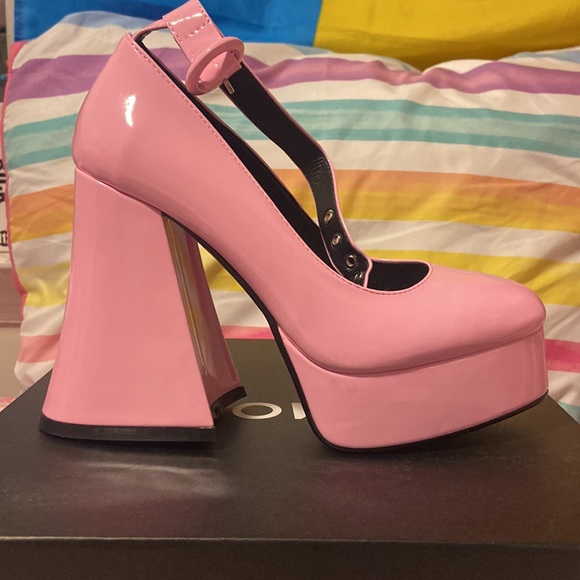 Pink Platform Heels - Picture 3 of 5